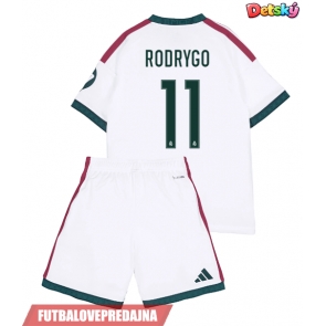 Lacne Dětský Futbalové dres Real Madrid Rodrygo Goes #11 2026-27 Krátky Rukáv - Domáci (+ trenírky)